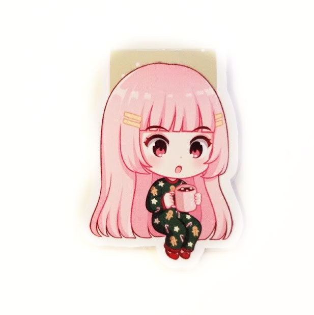 Elodie Hot Chocolate magnetic bookmark