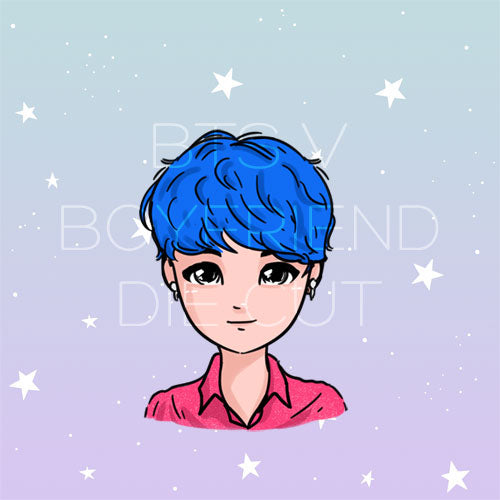 Boyfriend style BTS V die cut