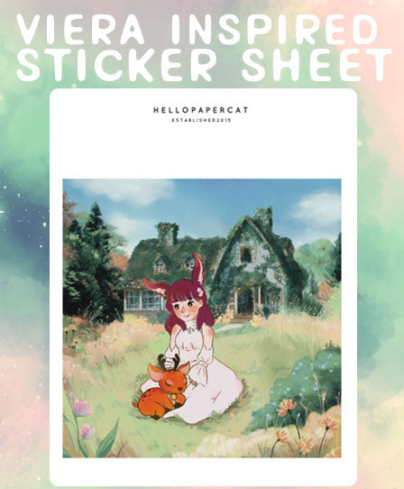 Viera inspired sticker sheet