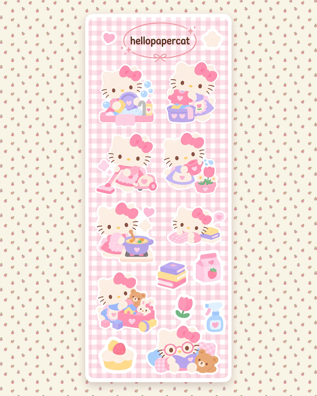 Tidy little days mini sticker sheet