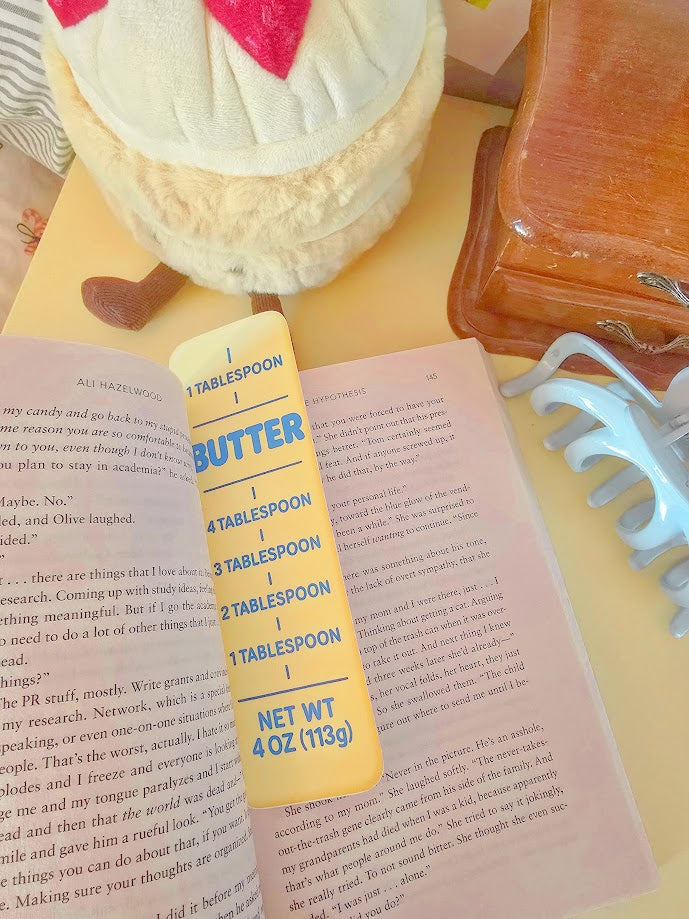 Butter stick traditional bookmark