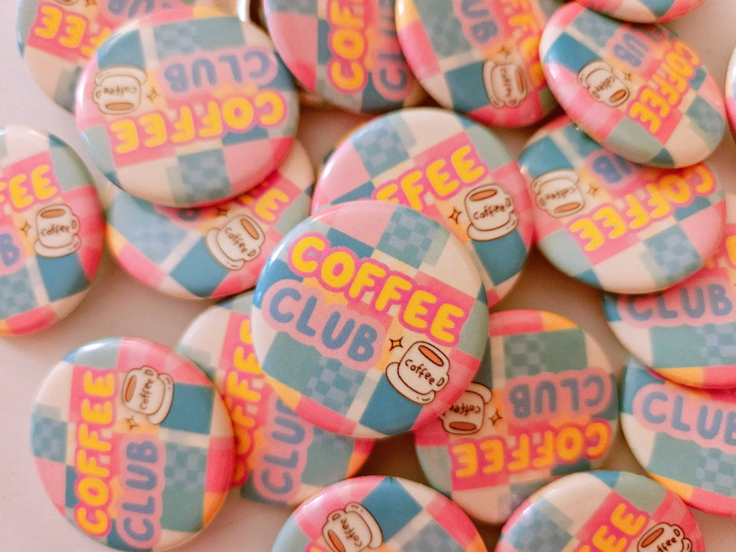 Coffee Club pin Button