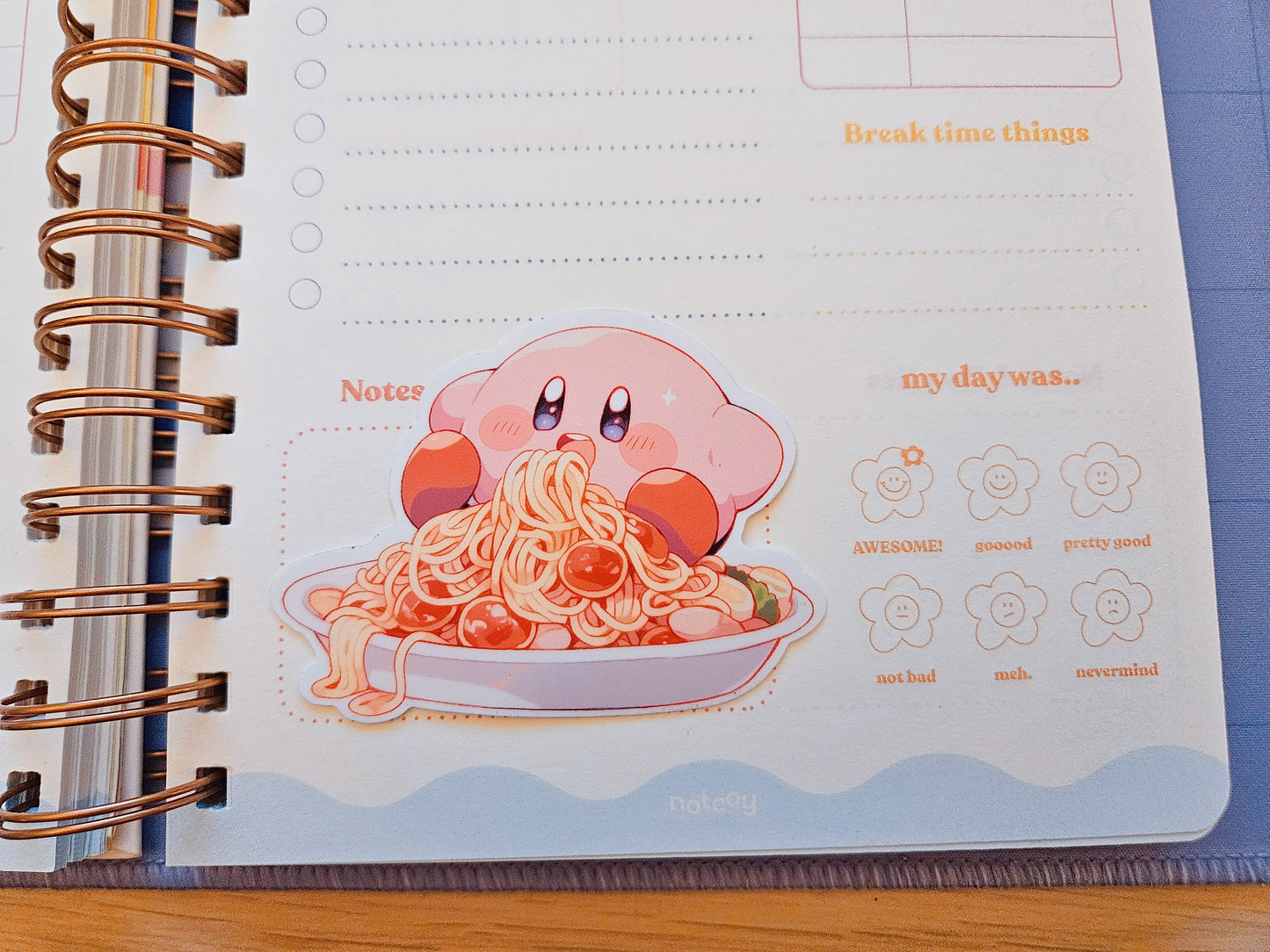 Pink Cutie spaghetti Vinyl Sticker