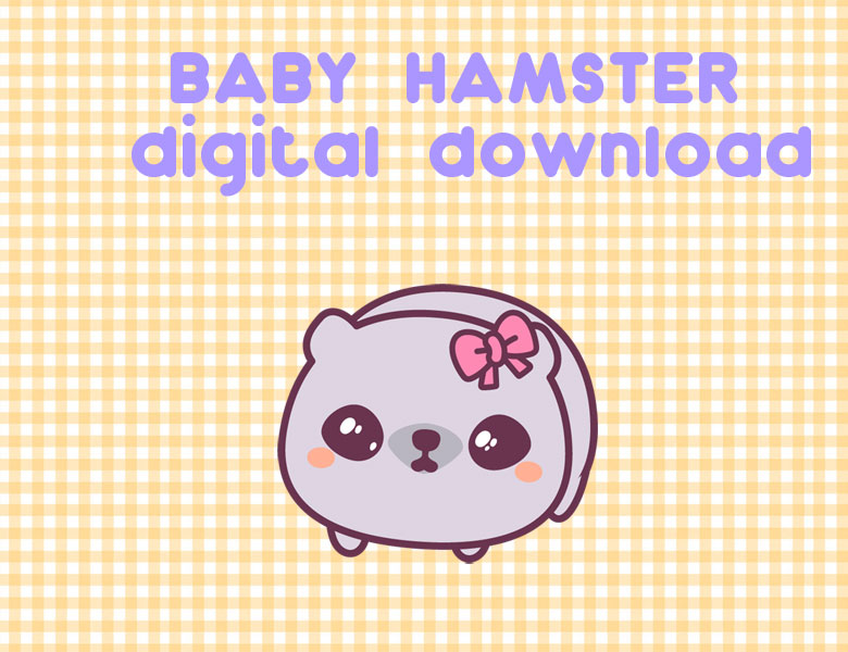 Baby Hamster Clipart