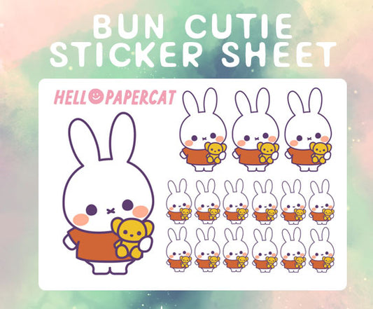 Bun Bun cutie sticker sheet