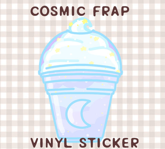 Cosmic Frapp Vinyl Sticker