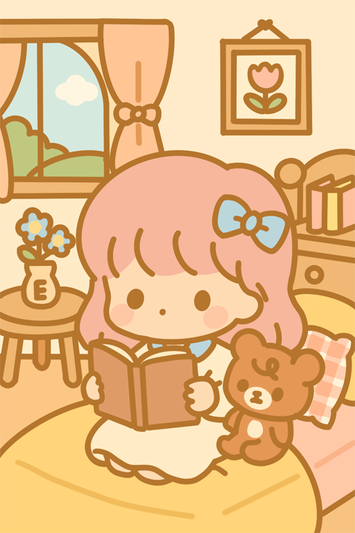 Elodie's cozy day art print