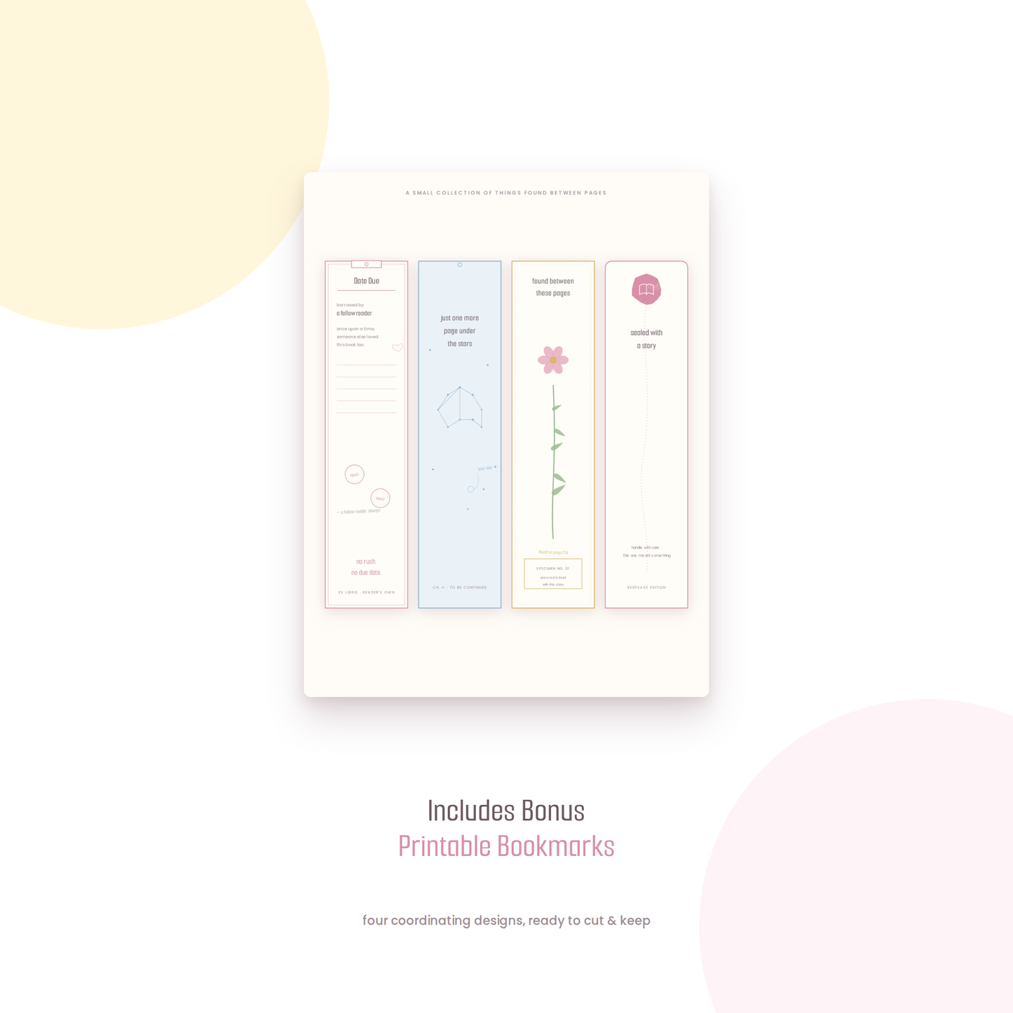 Reading Journal Printable | GoodNotes Reading Tracker | Book Journal PDF | BookTok Planner