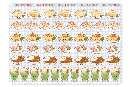 Japanese Cuisine sticker sheet