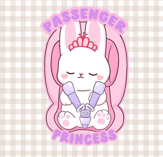 Passenger Princess Bani Vinyl Sticker