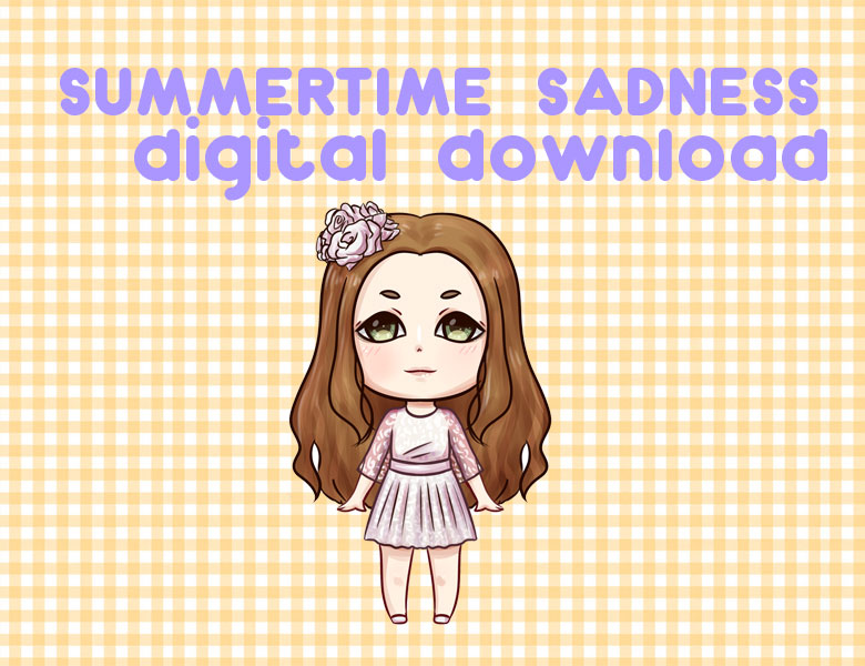 Summertime Sadness Clipart