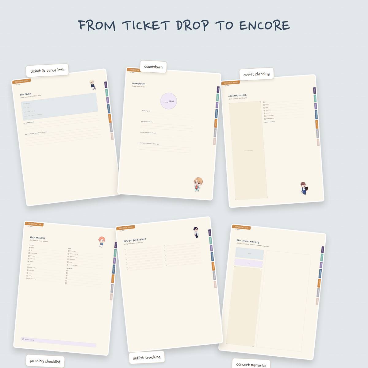 Bangtan Diary – 83-Page Digital & Printable K-Pop Fan Planner