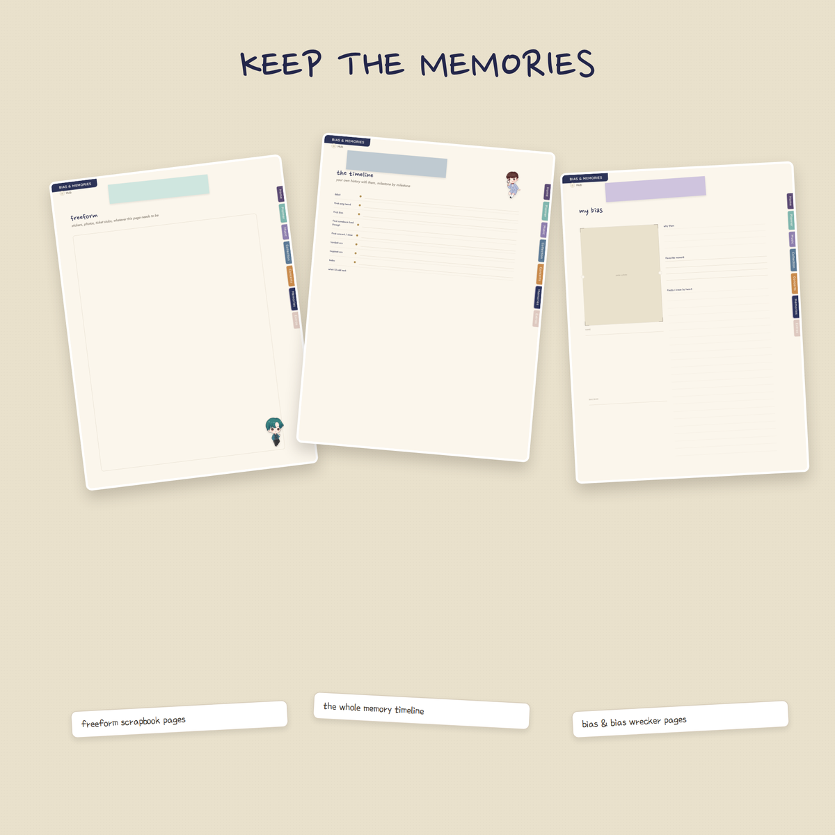 Bangtan Diary – 83-Page Digital & Printable K-Pop Fan Planner