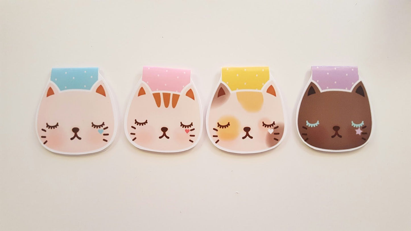 sassy kitties magnetic bookmarks