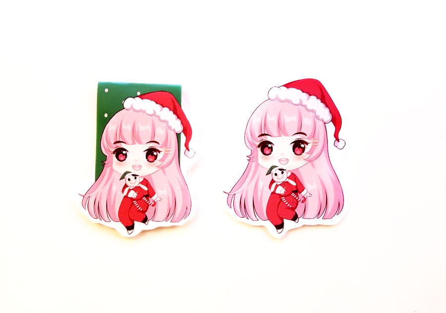 Christmas time Elodie magnetic bookmark or die cut