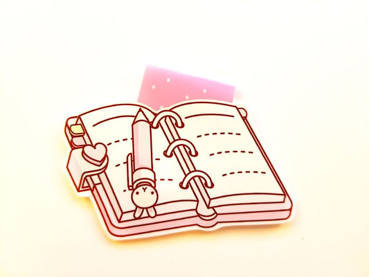 Bunny Planner magnetic bookmark