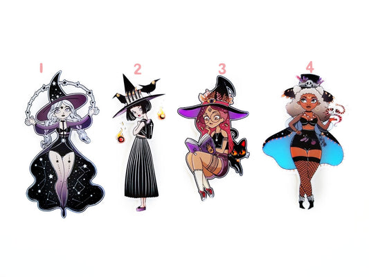 Witchy Babes Die cuts