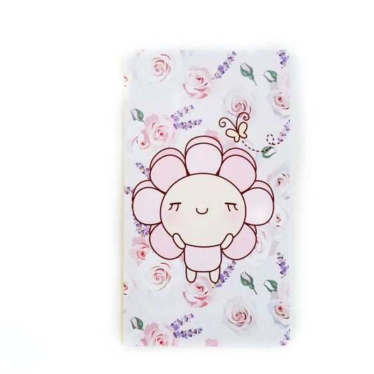 Pink Daisy and Flowers planner dashboard