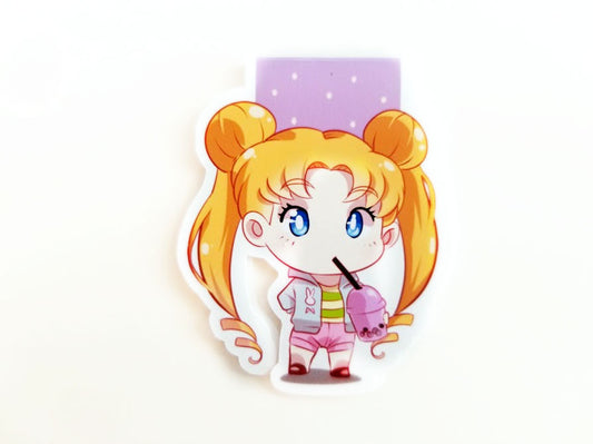 Sailor Boba magnetic bookmark