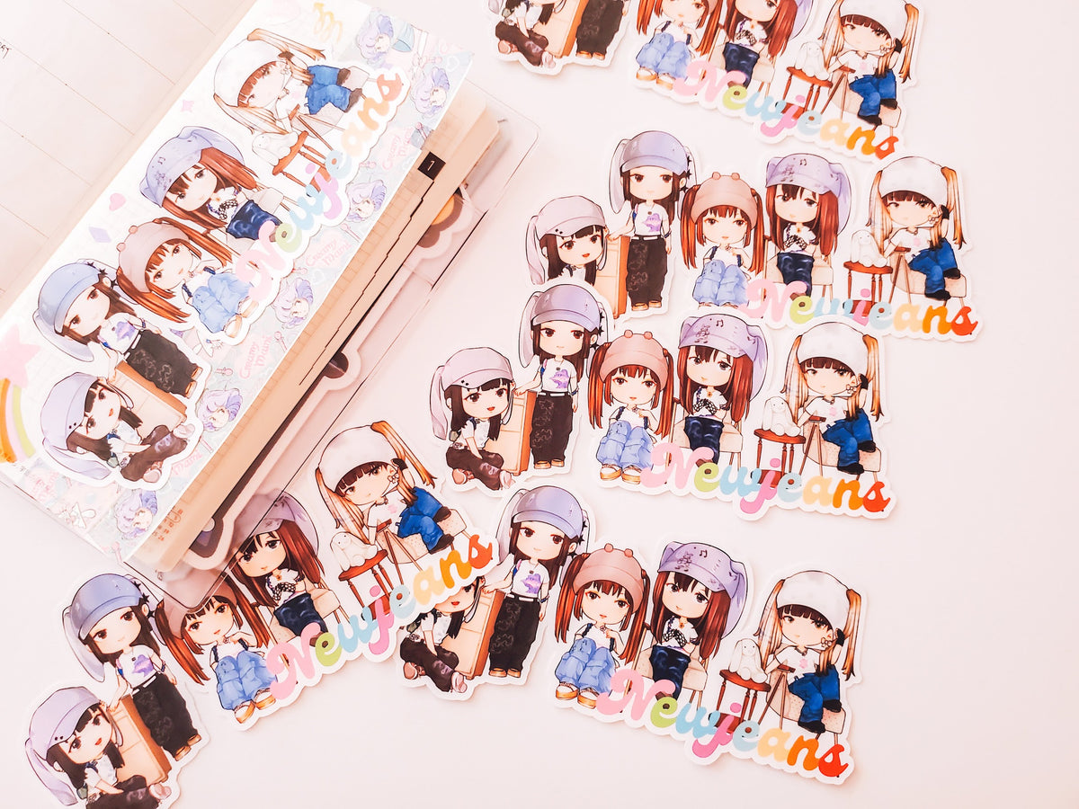Jean Leg Sticker Large NEWJEANS Vinyl Sticker – HelloPapercat
