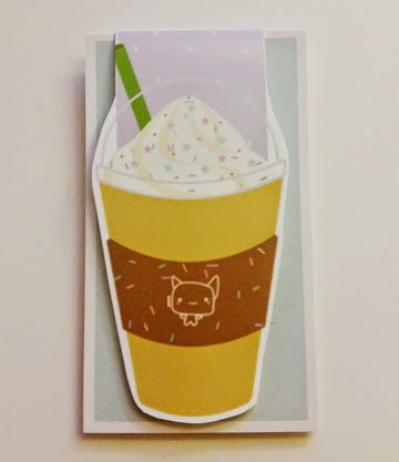 frappuccino magnetic bookmark