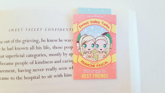 Twins book magnetic bookmark