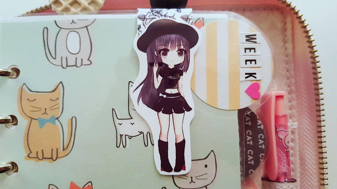 This outfit completes me magnetic bookmark
