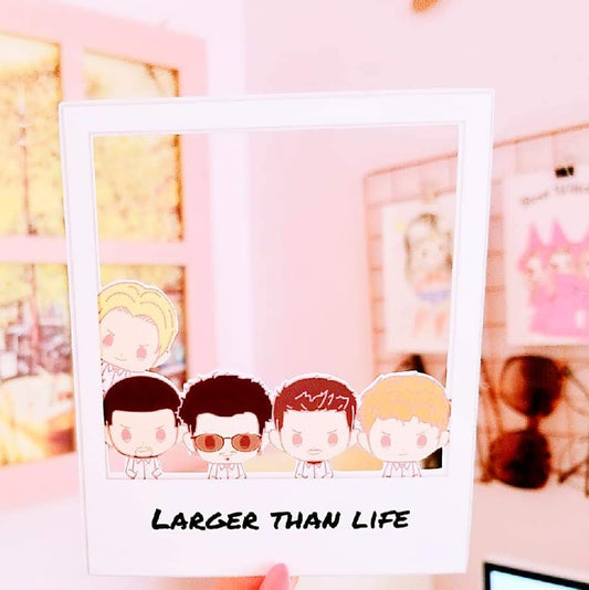 bsb inspired polaroid die cut