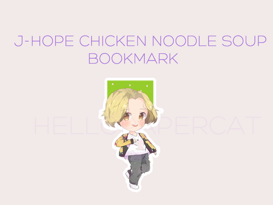 J-Hope chicken noodle soup magnetic bookmark