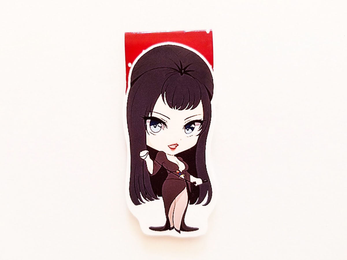 Mistress of the dark magnetic bookmark