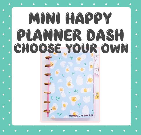 Mini happy planner dashboard