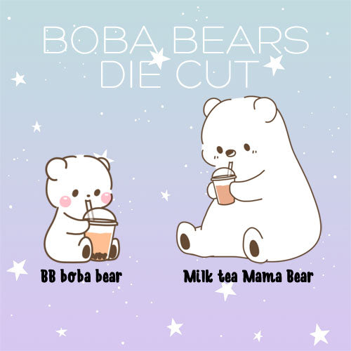 Boba Bears die cut