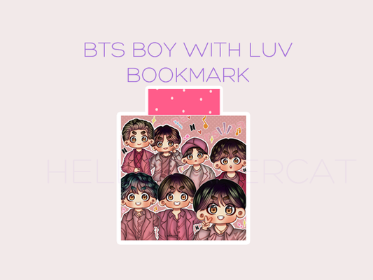 BTS boy with luv magnetic bookmark