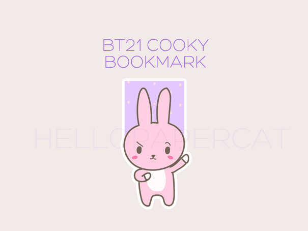 BT21 Cooky magnetic bookmark