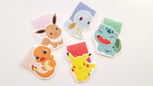 Catch them all magnetic bookmark set