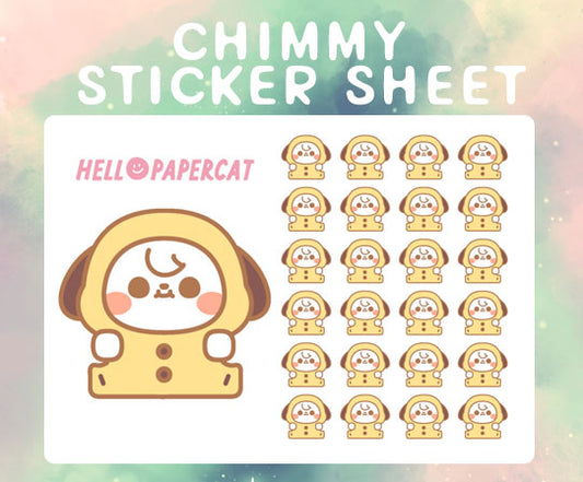 Chimmy sticker sheet