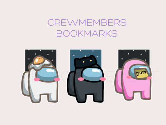 Crewmembers magnetic bookmark