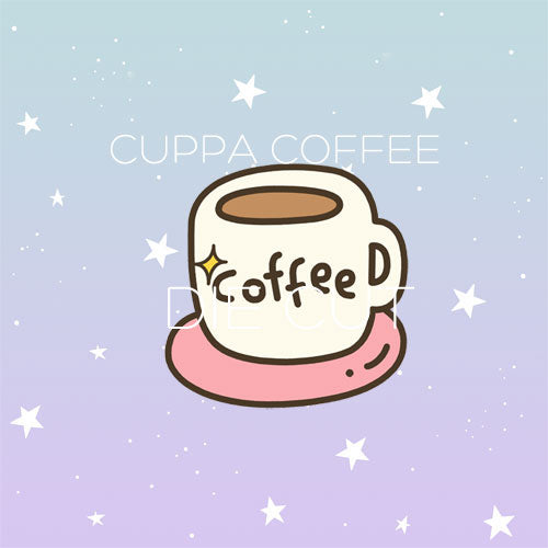 Cuppa Coffee die cut
