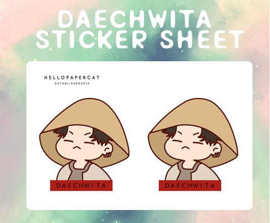 Daechwita sticker sheet