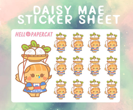 Daisy Mae sticker sheet