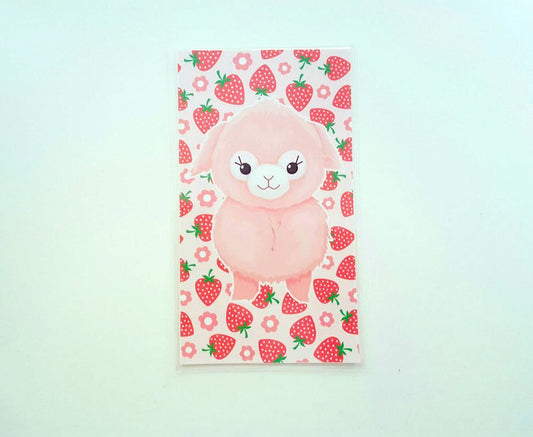 Kawaii Alpaca strawberry dashboard