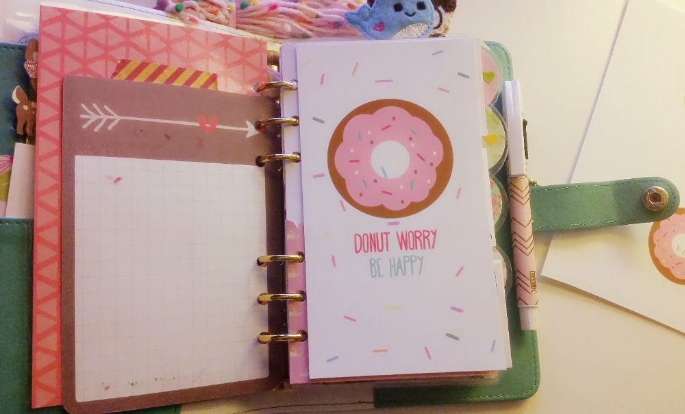 Donut Worry be happy planner dashboard