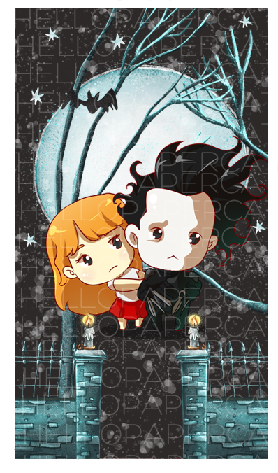 Scissorhands inspired planner dashboard