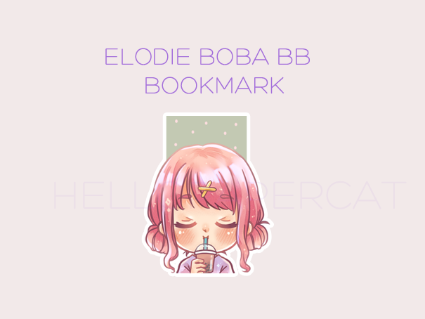 Elodie Boba BB magnetic bookmark
