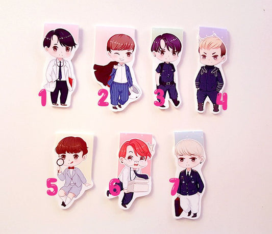 BTS magnetic bookmarks