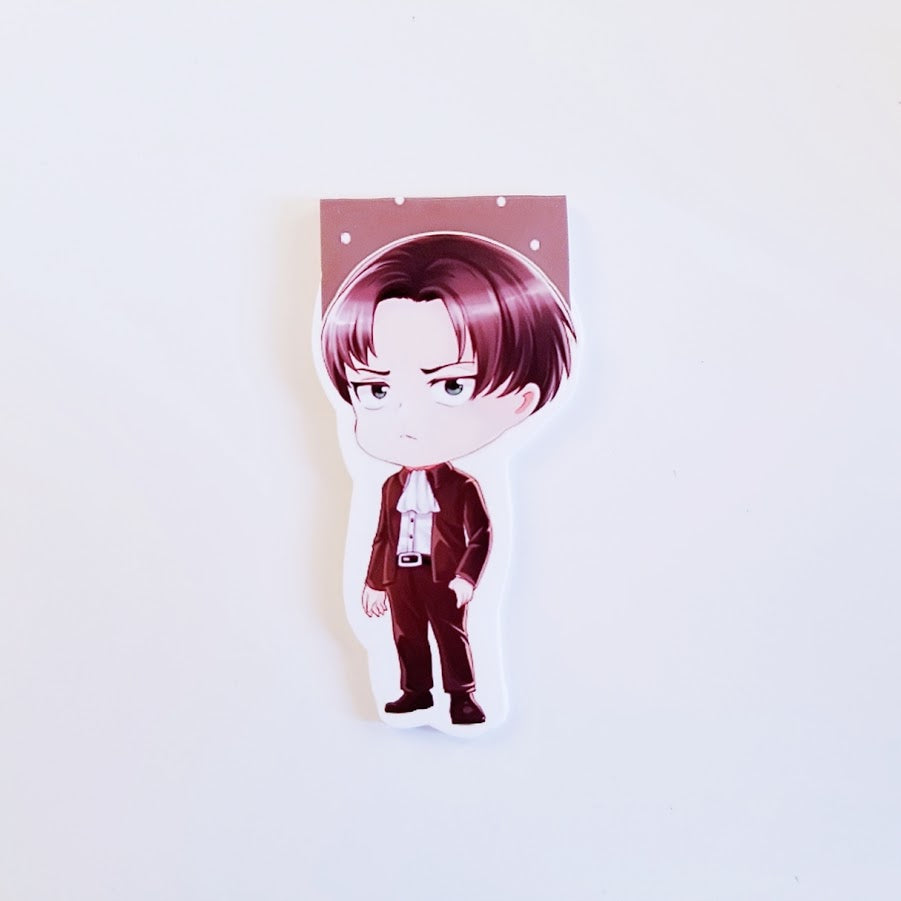 levi in a suit  magnetic bookmark