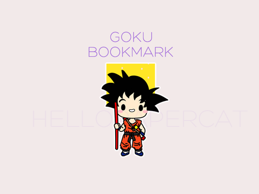 Saiyan inspired magnetic bookmark