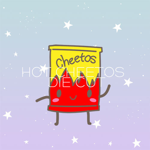 Hot Cheetos die cut