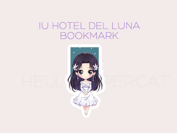 IU Hotel Del Luna inspired magnetic bookmark