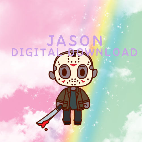 Jason inspired digital diecut